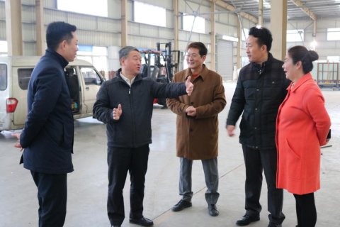 蚌埠市鄭東濤市長一行人蒞臨我司調研指導工作
